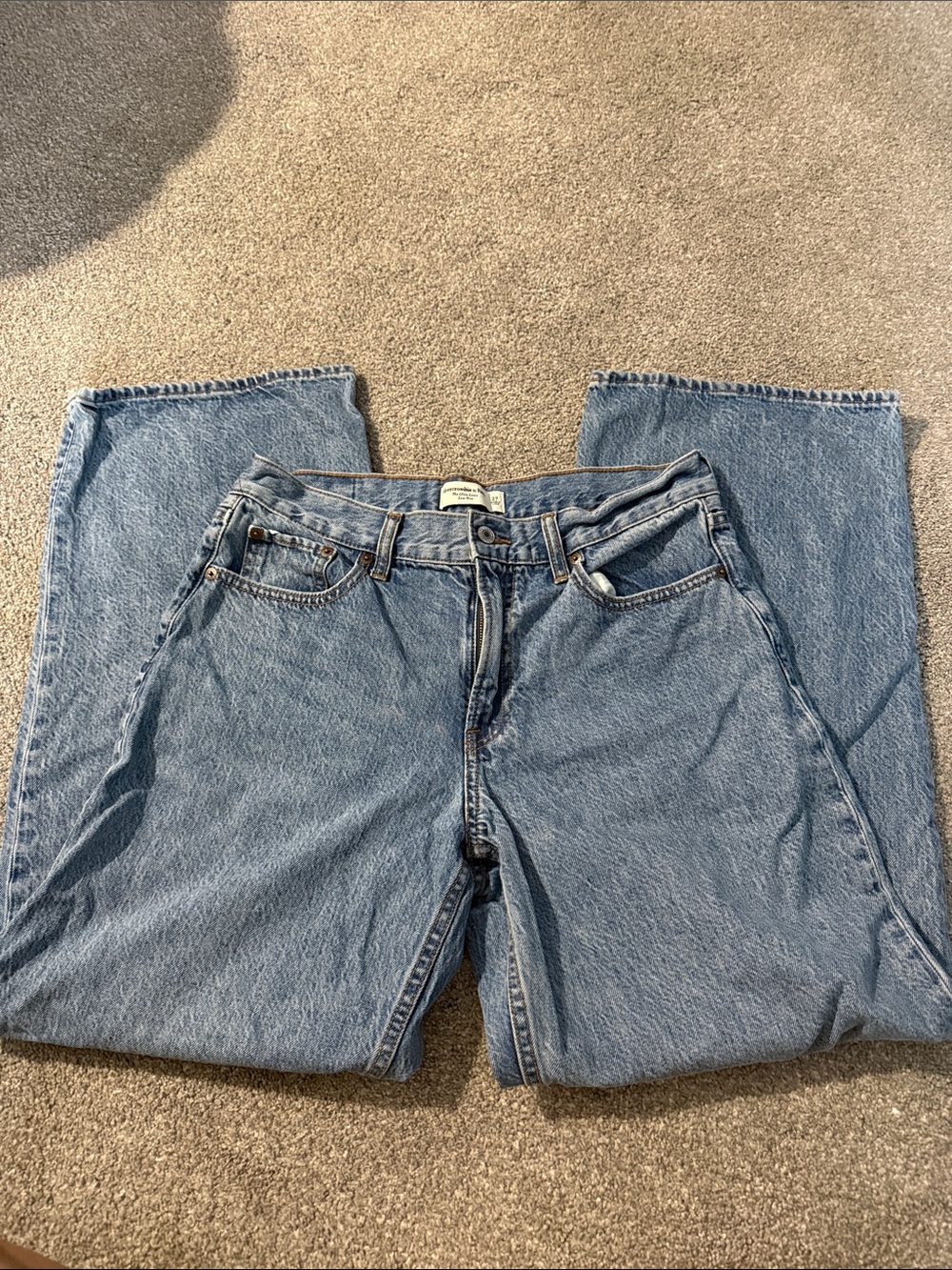 A&F The Ultra Loose Low Rise Jeans